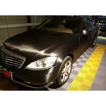 Black Chrome Brushed Metallic Car Vinyl Wrap Film