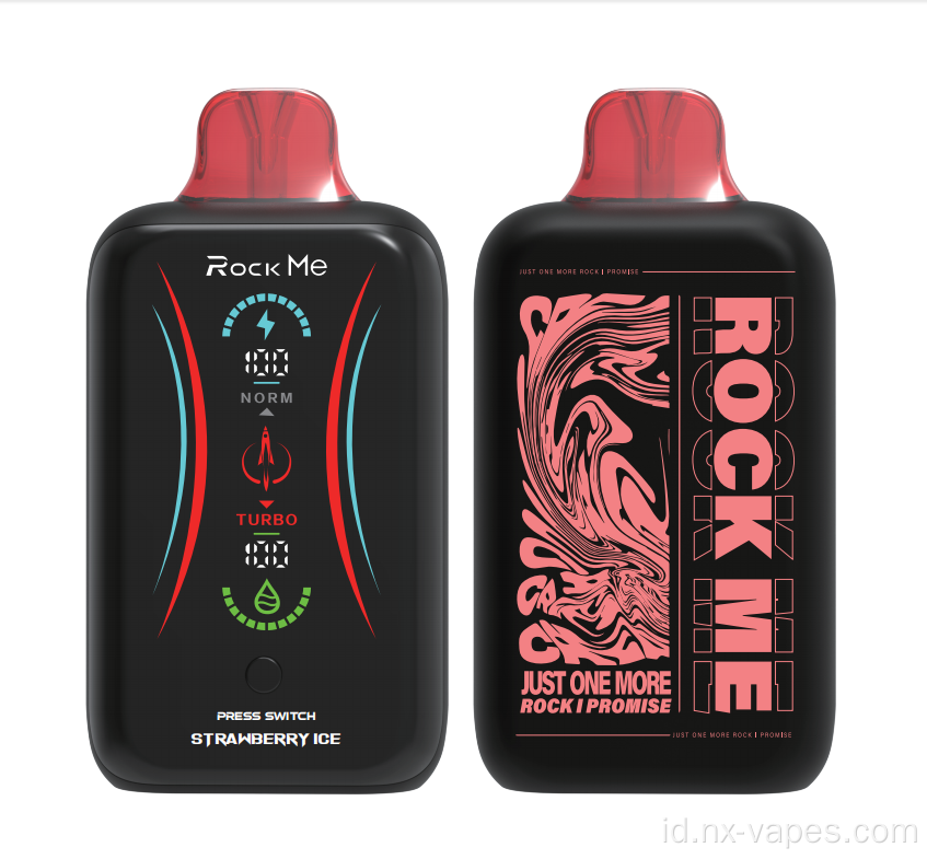 Rock Me 25000puffs Layar Penuh 28ml Eliquid