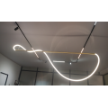 LED rope 360 degree strip light silicone led neon light 12v 5M neno light IP67 40mm led neon tube