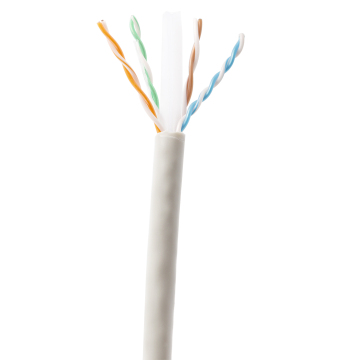 0.5mm CCA UTP CAT6 24AWG 4PAIR HDPE with seperator PVC jacket Indoor communication network LAN cable