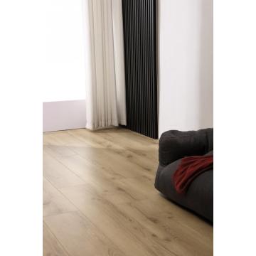 Piso laminado de grano de madera impermeable de 12 mm