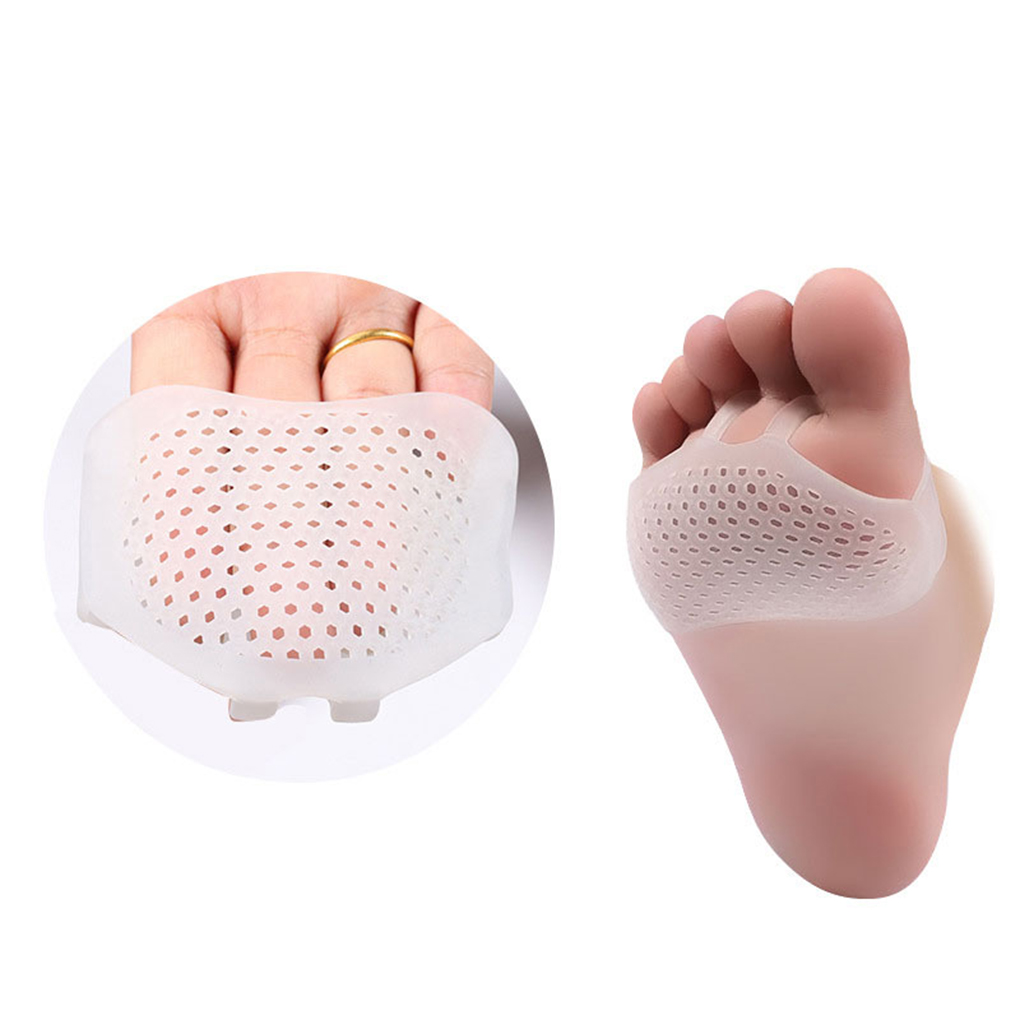 Girls Women Pair of forefoot pads 1 pair bunions treatment corrector silicone forefoot pad big toe separator sleeve
