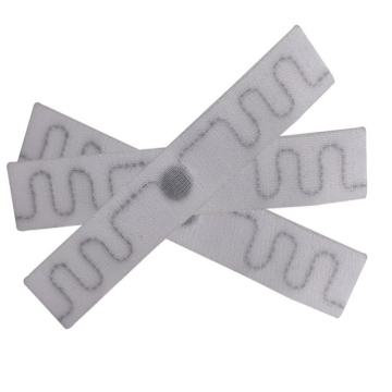 Washable U8/U9 RFID Woven care label RFID UHF Laundry Tag for garment Management
