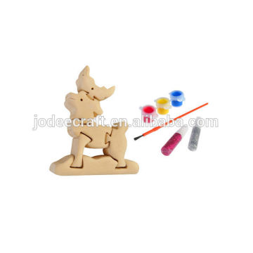 3D wooden craft puzzle deer