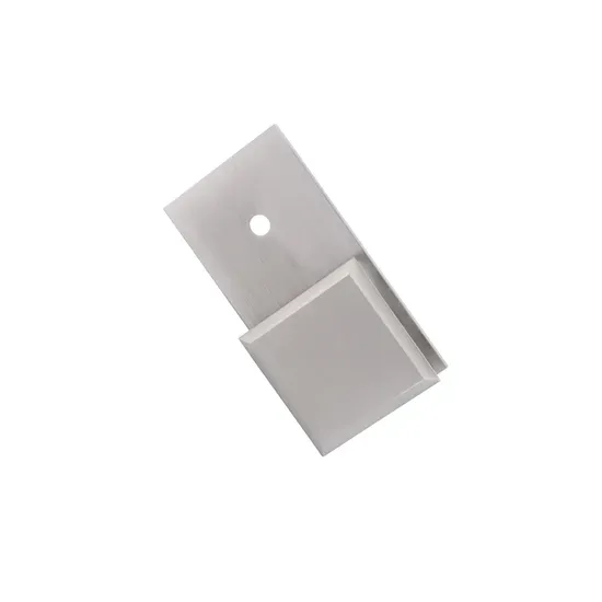 Sleek Wall to Glass Door Clip for Bathrooms
