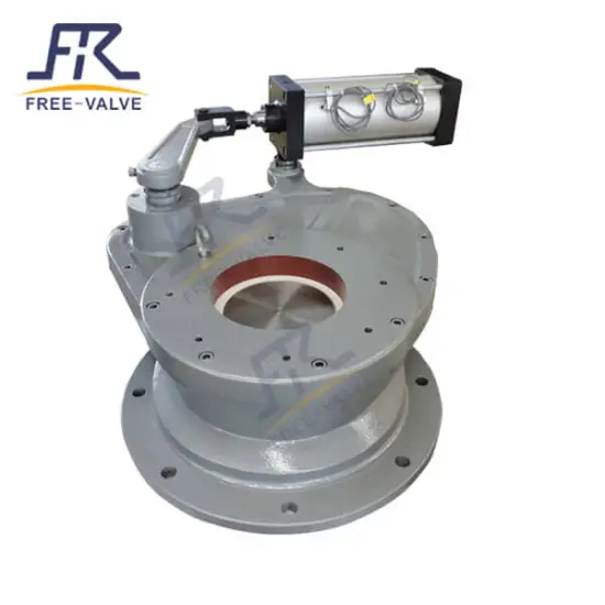 Anti wear ceramic rotary gate valve