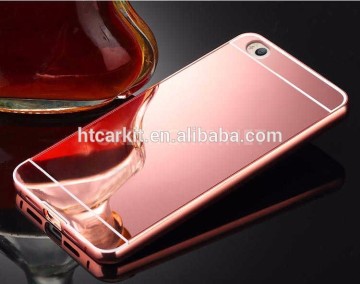 Brand New Phone Case Metal Bumper electroplating Mirror PC Back Cover for xiaomi mi5