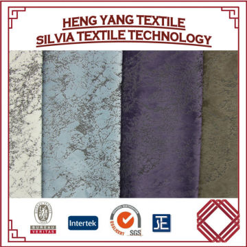 Best selling SGS certified polyester sofa fabric and 55/56" Width Embossed fabric