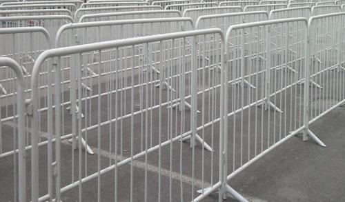 Hot galvanized steel metal safety crowd control barrier