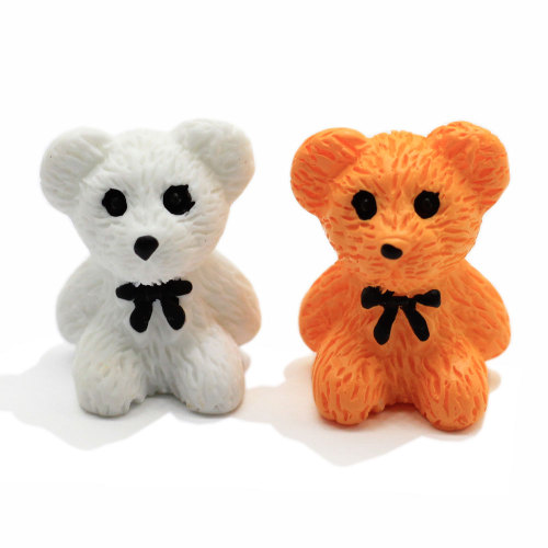 Lovely Resin Bear Figurines Craft Charms Μενταγιόν για Κοσμήματα Ευρήματα Μπρελόκ Κολιέ χειροτεχνία DIY Αξεσουάρ