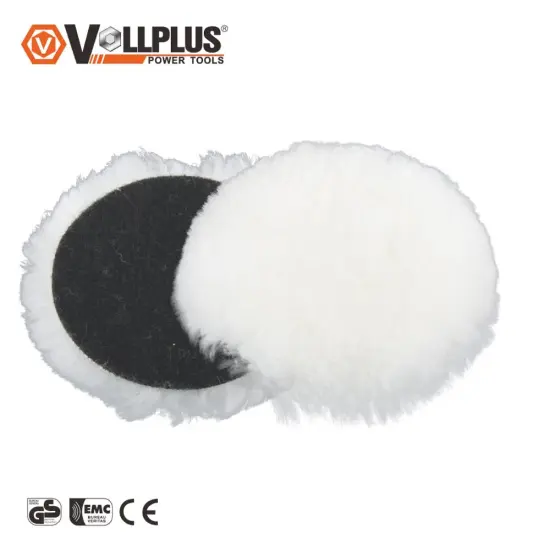 5 inch natural wool polishing pad bonnet