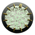 Motif de fleur cadran en creux pour la montre