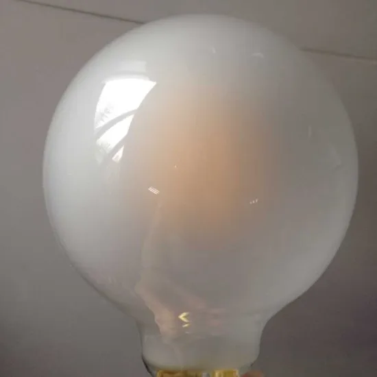 circular lamp frosted glass G95 led filament bulb