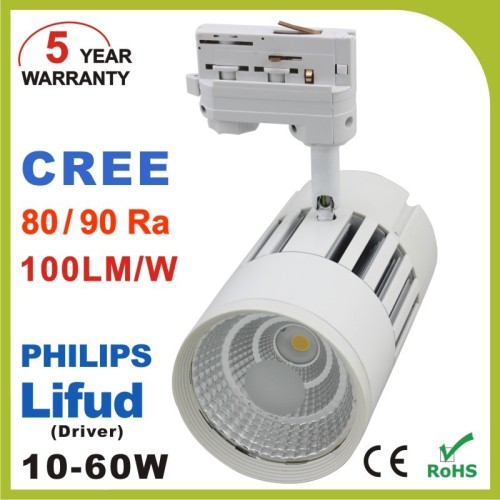 B Design Dimmable 20W 30W 40W 50W COB LED Track Light