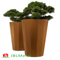 Rectangular Metal Planter Corten Steel Flower Pot