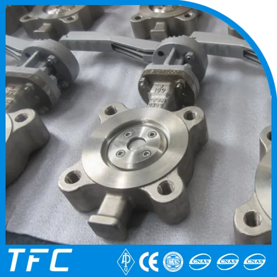 ss metal to metal seat triple offset butterfly valve