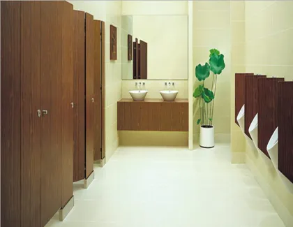 Fitness clubs phenolic resin fireproof aluminum toilet partition