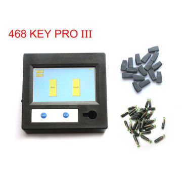 468 Key Pro Iii Car Key Programmer Id46 Copy Chips With English Language