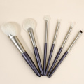 2022 Neues Design Professionelles weiches Haar Make -up Pinsel Set 6pcs mit lila Farbe