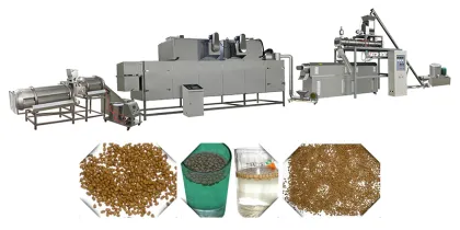 Floating fish food extruder fish food pellet machine