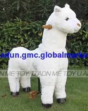 Cute Alpaca Ride Toy.