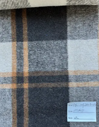 Plaid Flannel Fabric Tweed Wool Fabric