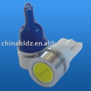 T10 wedge 1W super bright blue color LED car light