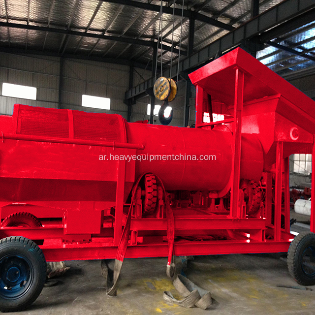 Placer Gold Ore Washing Rotary Trommel