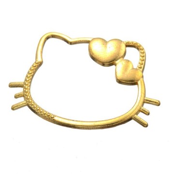 Chinese cheap jewelry accessorie wholesale and cat head frame pendants jewelry