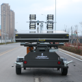 Led Light Tower Trailer telescopic high mast mobile construction solar light tower Manufactory