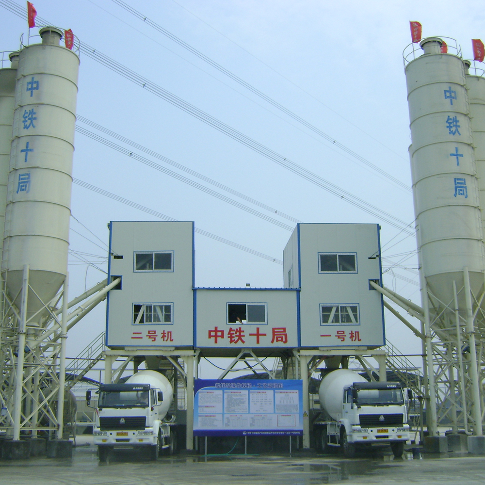 Electric power type durable concrete batching plant