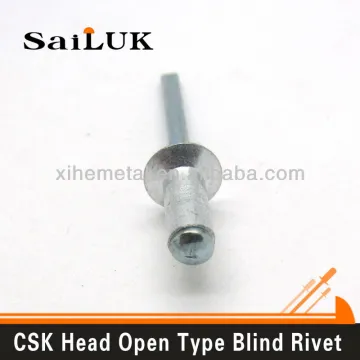 Waterproof aluminum csk rivet Fastener Manufacturer