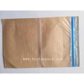 Biru Zipper Packing daftar amplop