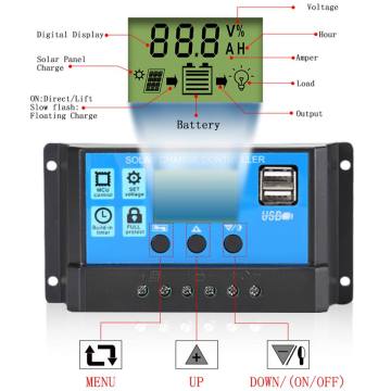 Wholesale PWM Solar Charge Controllers 12V-60A