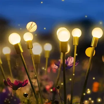 DGLUX Outdoor Waterproof Solar Firefly Lights