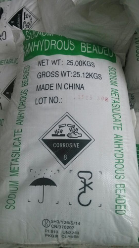 Chemical Auxiliary Agent Sodium Metasilicate Anhydrous