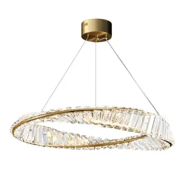 INSHINE Bright Anular Silver Gold Pendant Light