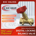 Digital locking balance valve