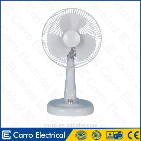 Carro Electrical 12inch 12v 13w rechargeable desk fan