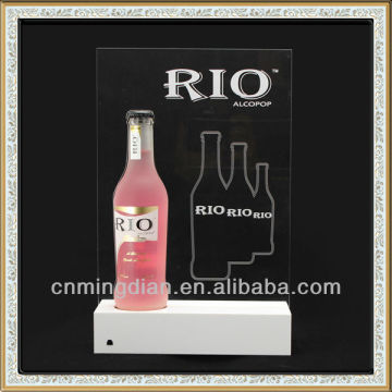 led liquor display with RGB remote control bottle promotion stand