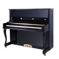 Henry Hamlin H1 Upright Piano Black Polished Home 121cm