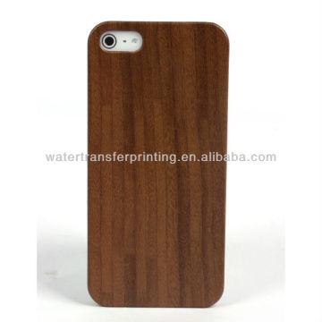 p015 WOOD decoration pattern hydrographic printing case For iphone 5