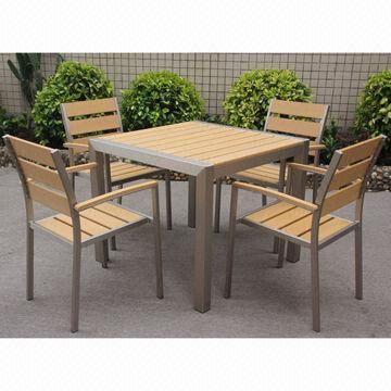 Aluminum Square Table, Suitable for Outdoor and Indoor Use