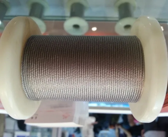 1X19 stainless steel wire rope 1/16in 304