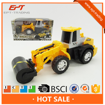 Cheap plastic friction construction toy truck