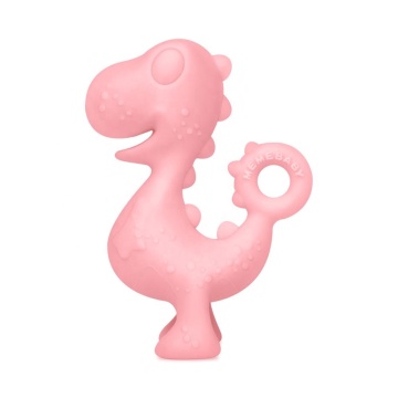 2020 Neu angekommenes Flexible Säugling weiches süßes Baby Bester Partner Dinosaurier Silikon Teether