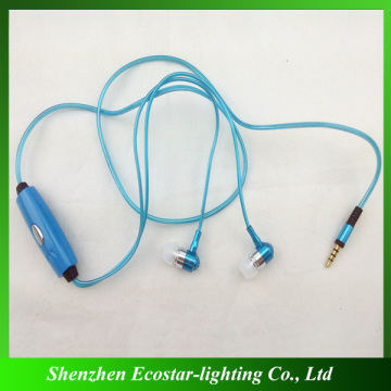 High Quality EL Light Up Earphone with Mic