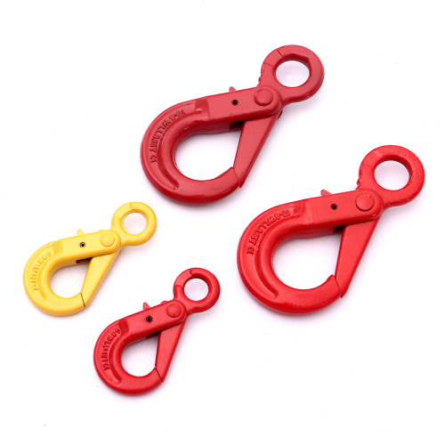 China G80 Safety Forged Eye Self Locking Hook Manufactory