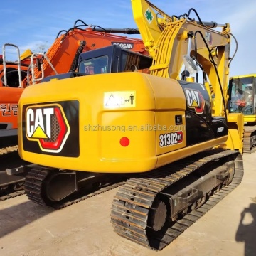 Used CAT313D2 Caterpillar Japan Brand Excavator with Free Warranty