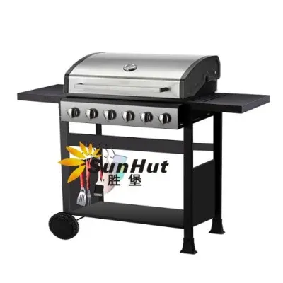 2022 Hot Sellling Six Burners Outdoor Gas Barbecue Grill